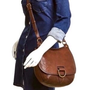 🤎🖤Frye Lucy Crossbody Shoulder Bag -Dark Chocolate Brown- $388